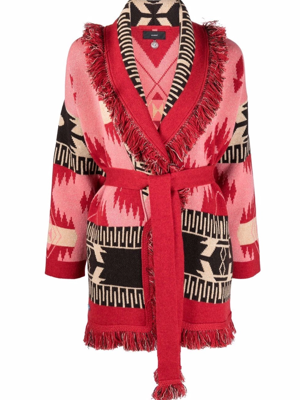 belted jacquard cardigan Alanui Icon Women 0630